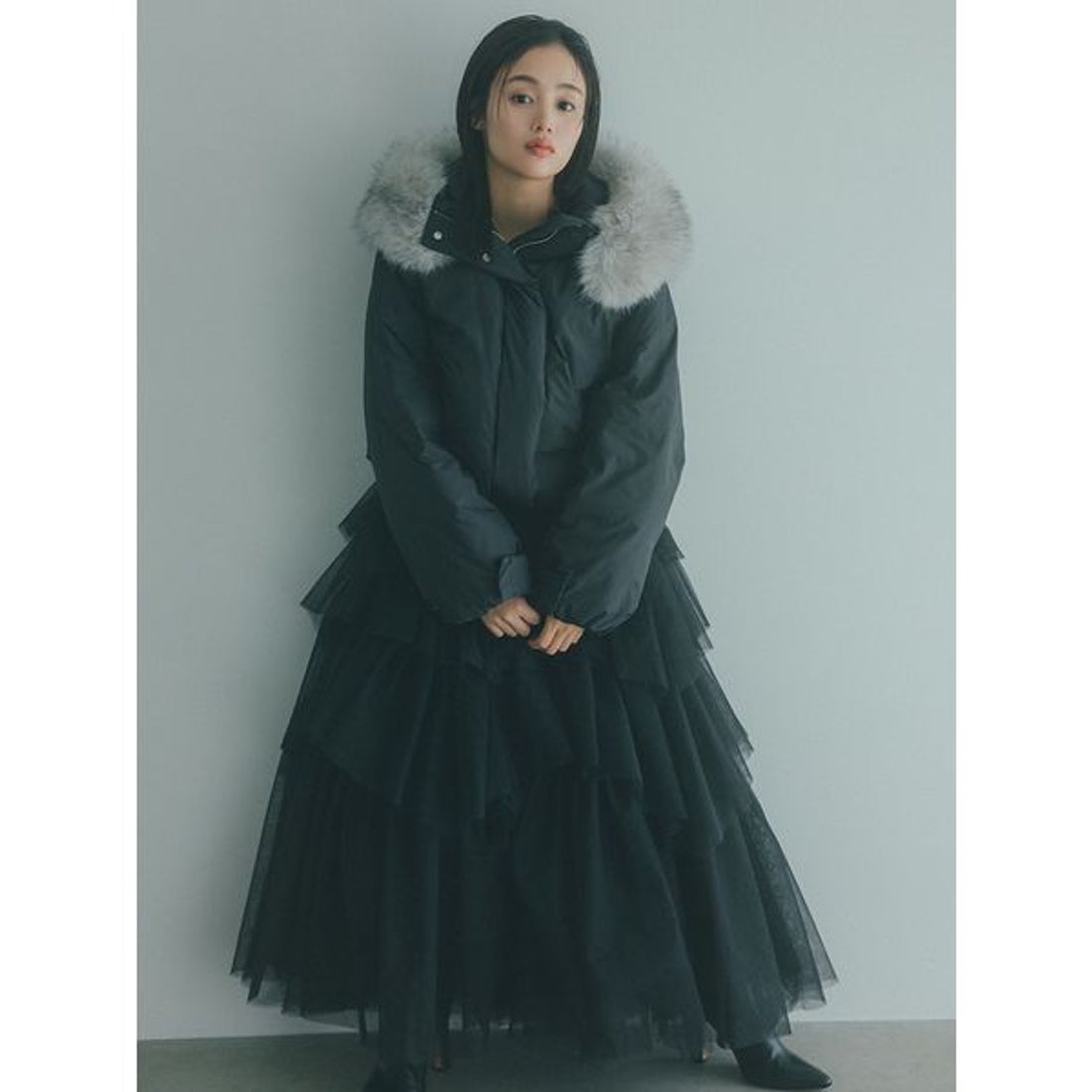 スナイデル SNIDEL 【WEB限定カラーあり】西川フードファーショート