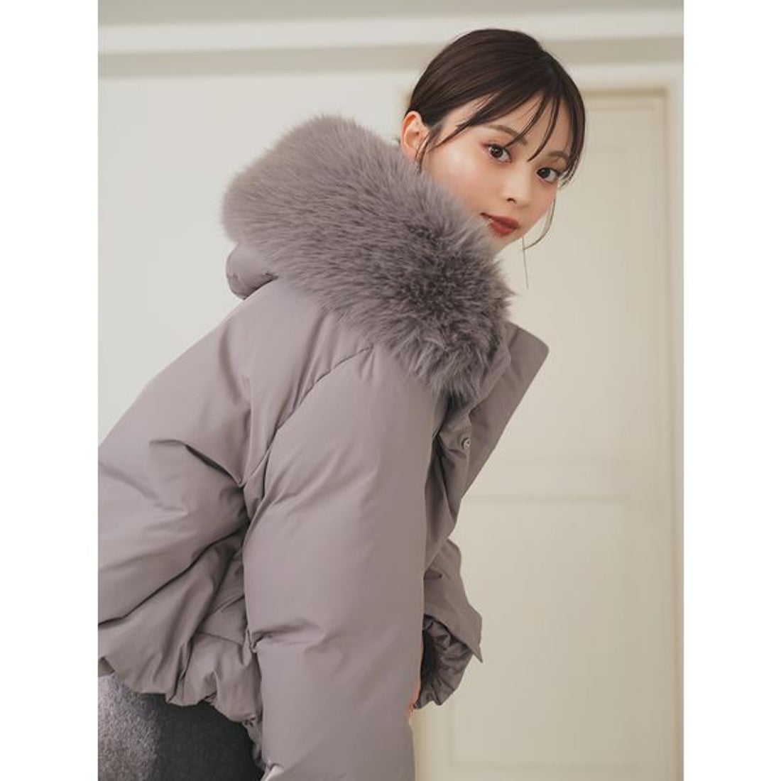 スナイデル SNIDEL 【WEB限定カラーあり】西川フードファーショート