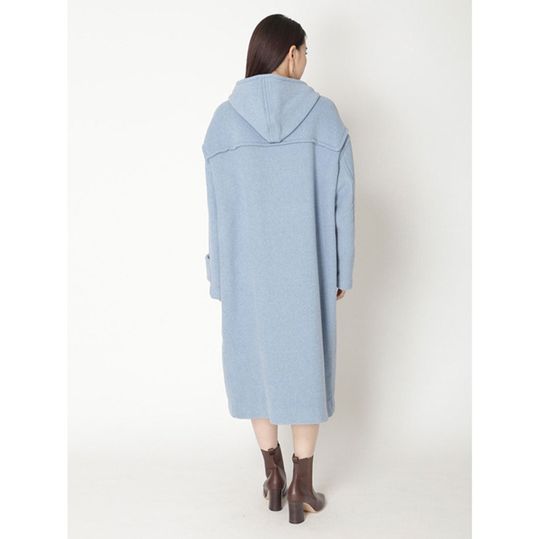 スナイデル SNIDEL ダッフルコート （ライトブルー） -靴