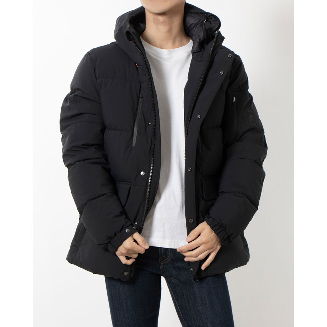 セイブザダック SAVE THE DUCK エコダウンジャケット （Black） -靴