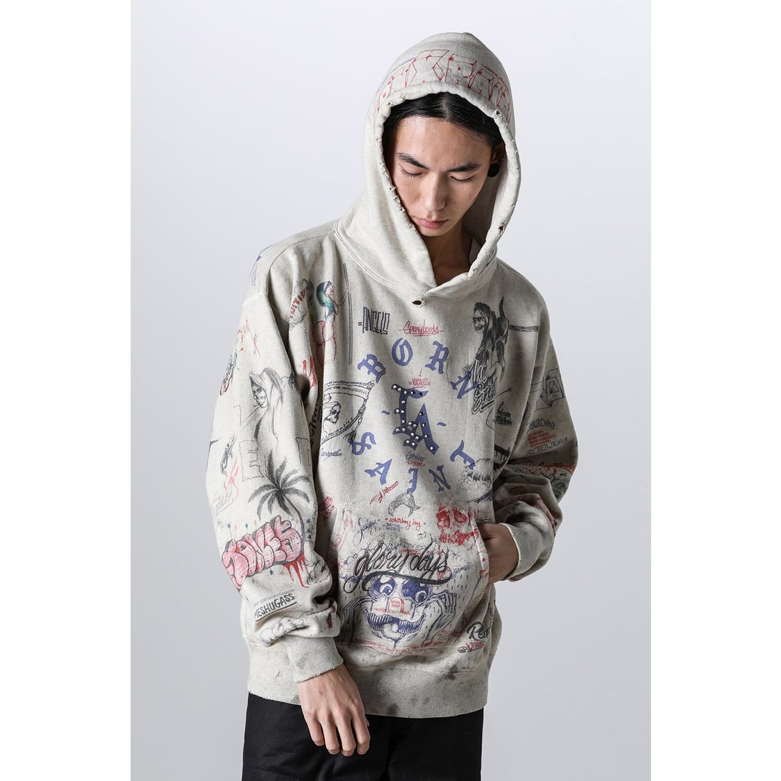 セントマイケル SAINT Mxxxxxx BORN X RAISED × SAINT Mxxxxxx LA