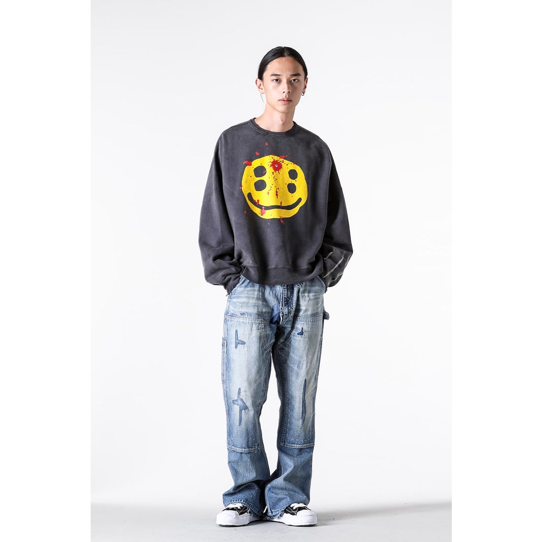 CACTUS PLANT FLEA MARKET x SAINT Mxxxxxx SMILE Sweat shirt 通販