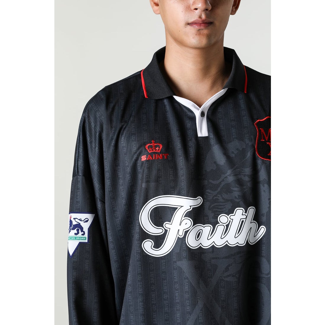 セントマイケル SAINT Mxxxxxx FAITH Soccer Shirt （Black） 通販