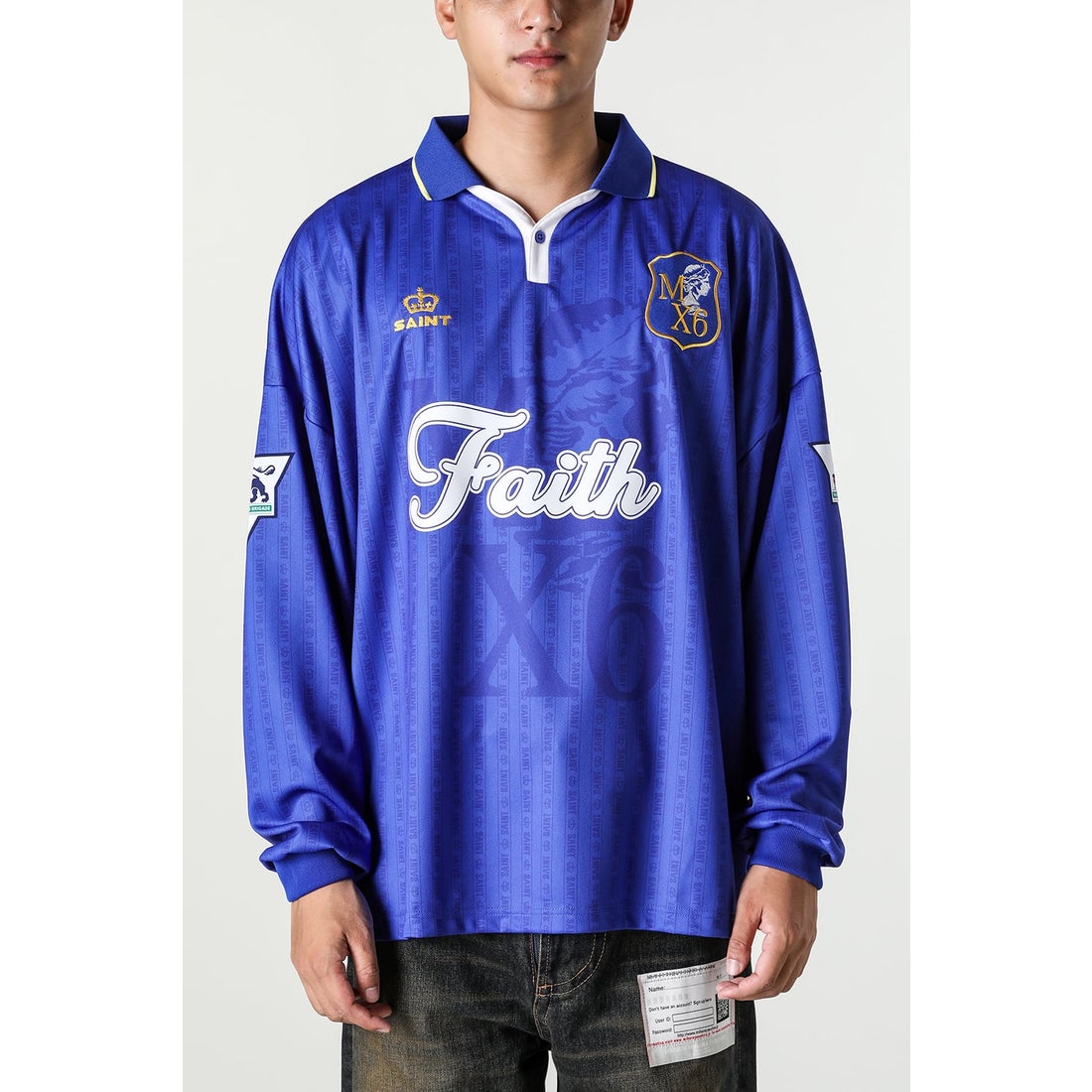 セントマイケル SAINT Mxxxxxx FAITH Soccer Shirt （Blue