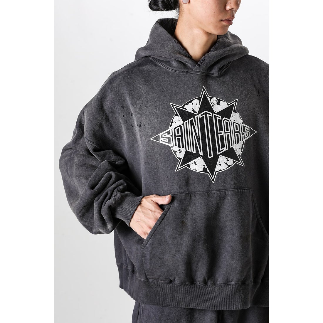 SAINT Mxxxxxx DENIM TEARS x SAINT Mxxxxxx SAINT TEARS Hoodie