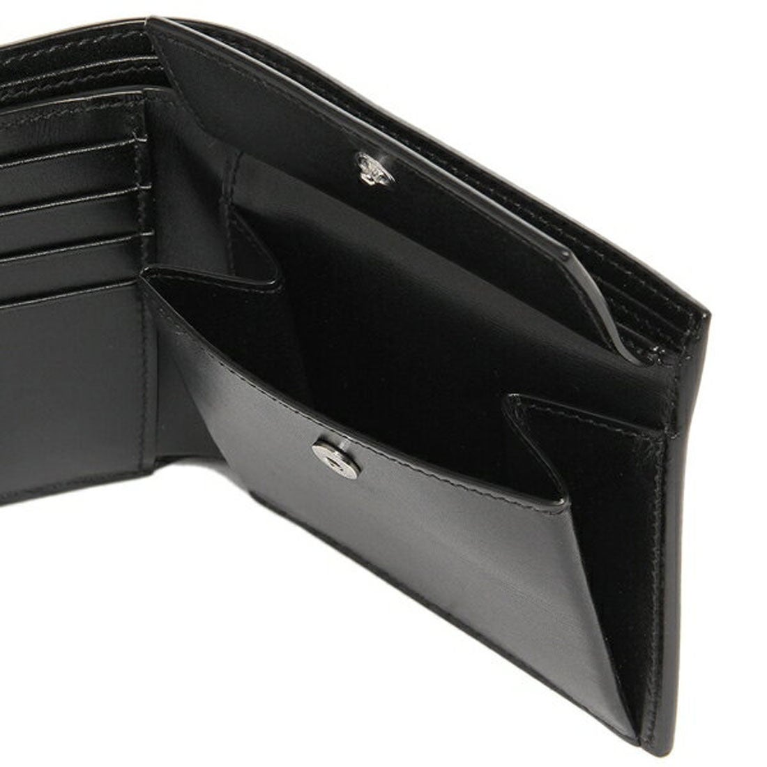 サンローラン SAINT LAURENT 財布 二つ折り財布 モノグラム ブラック