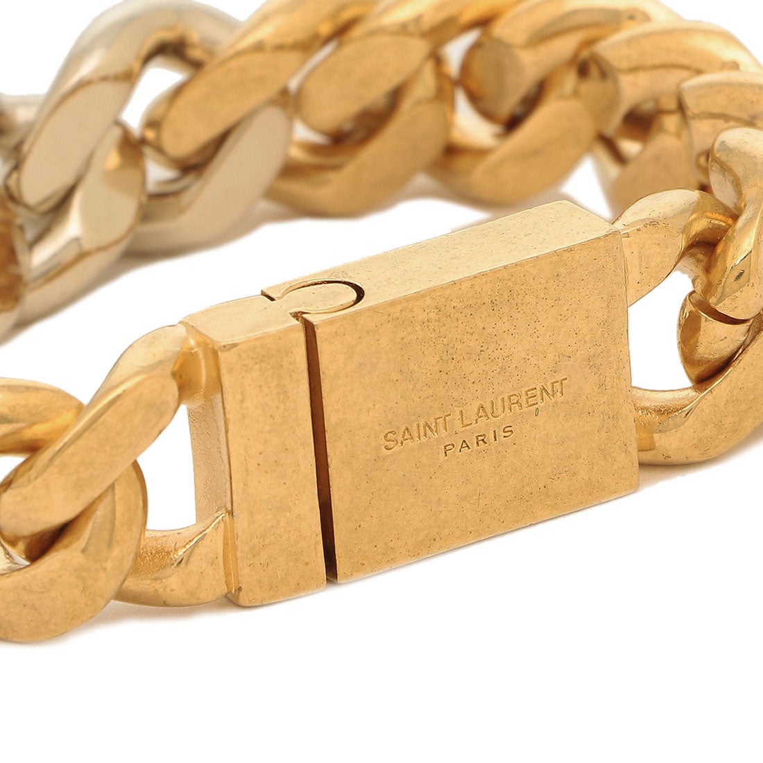 サンローラン SAINT LAURENT ブレスレット バングル ゴールド メンズ