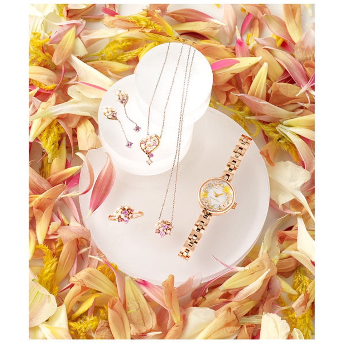 サマンサティアラ Samantha Tiara フラワーブーケリング (K10 PG