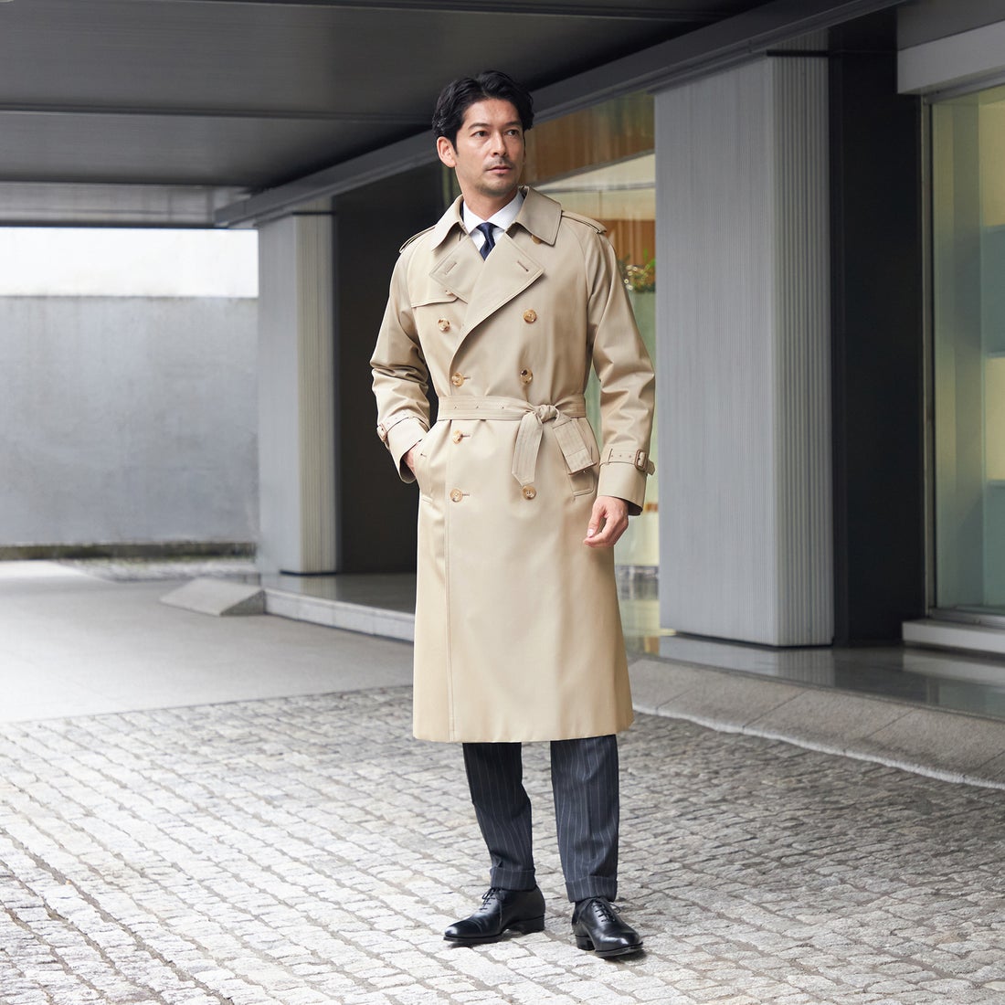 サンヨーコート SANYOCOAT ＜100年コート＞クラシックダブルトレンチ