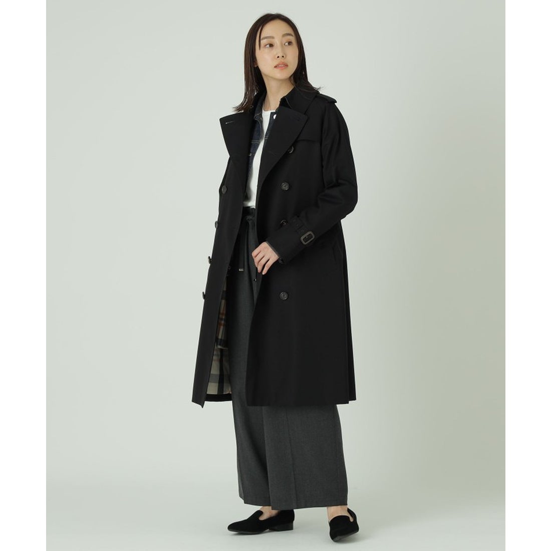 サンヨーコート SANYOCOAT ＜100年コート＞クラシックダブルトレンチ