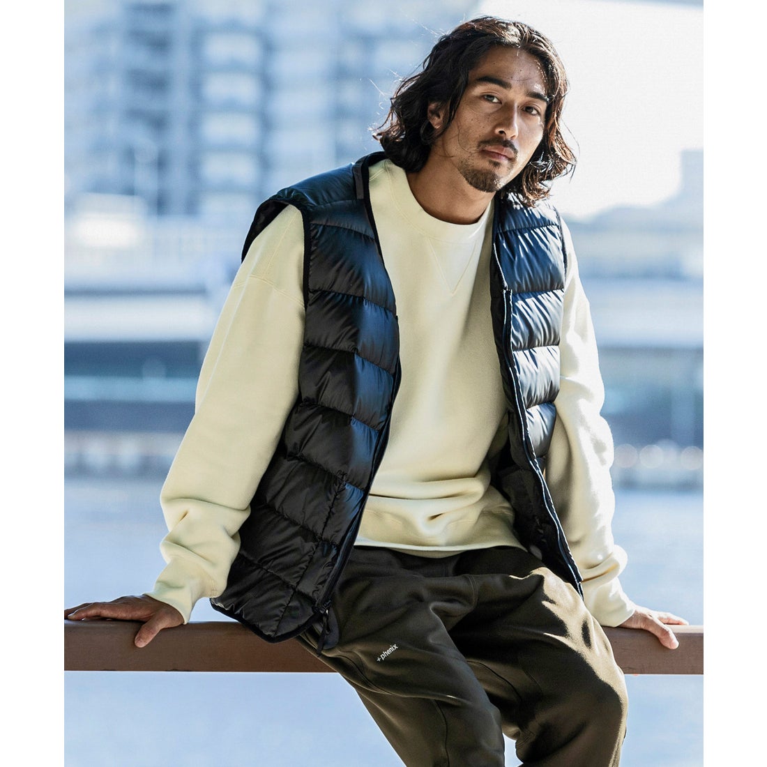 プラスフェニックス +phenix MODS DOWN COAT モッズダウンコート