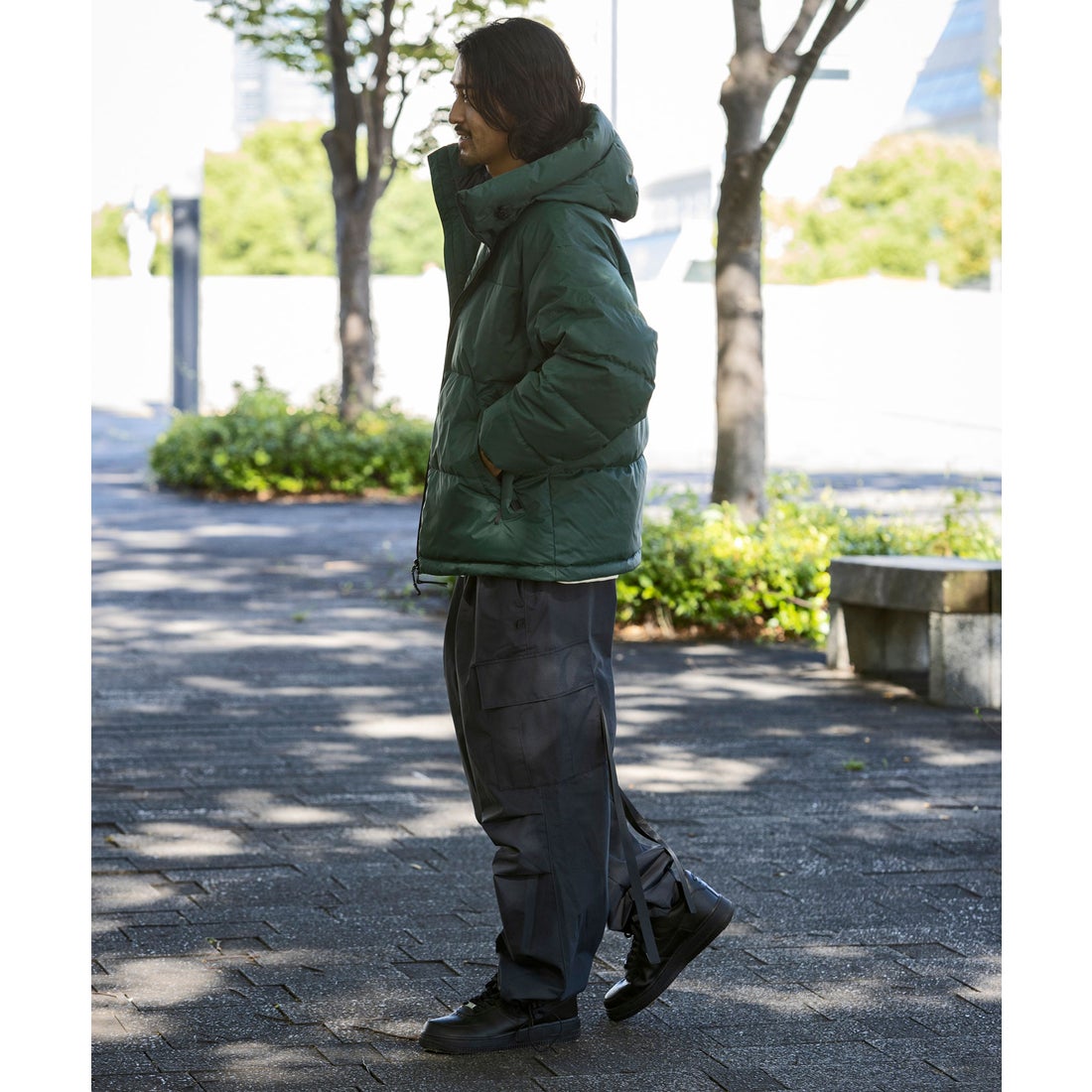 プラスフェニックス +phenix QUILTING DOWN JACKET キルティング