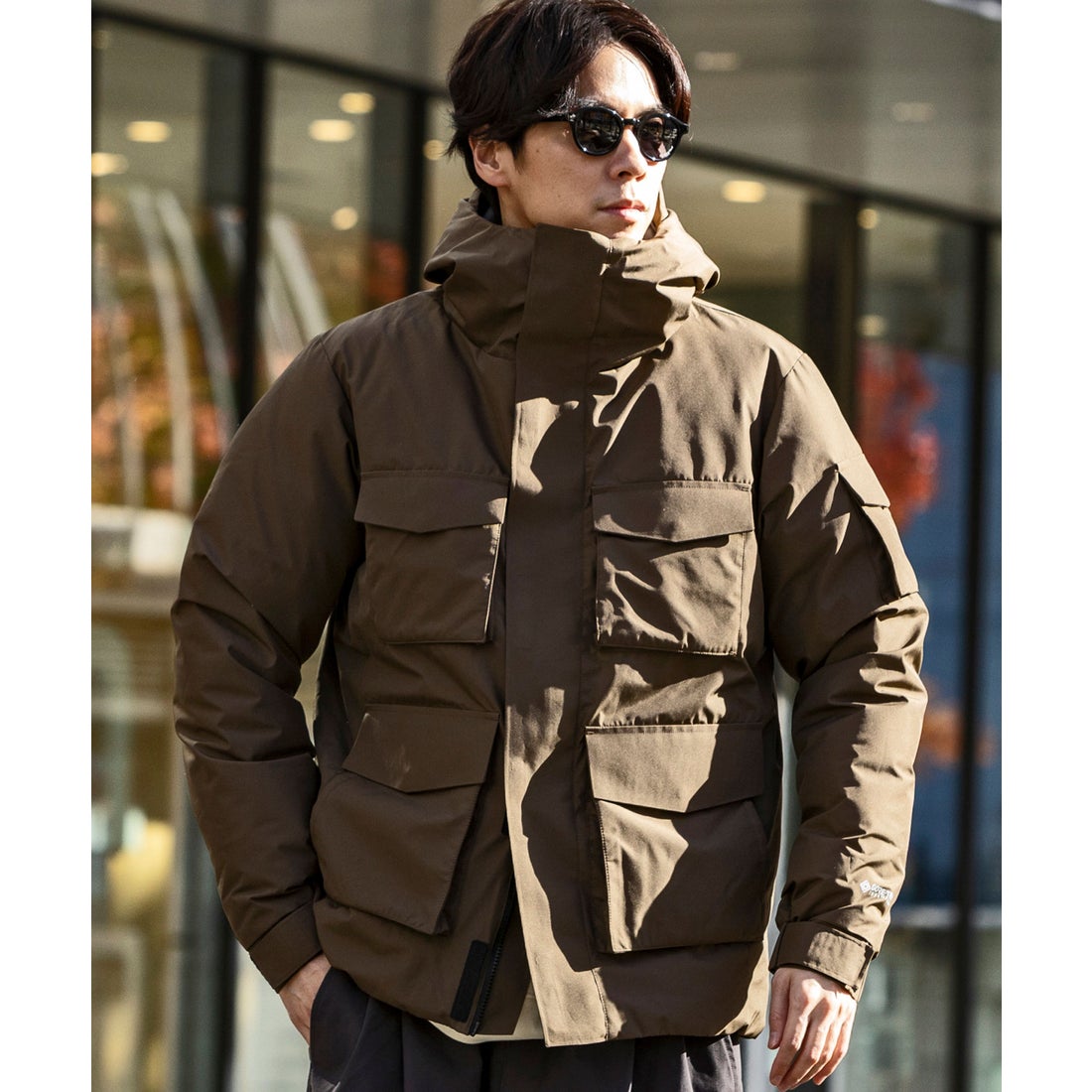 プラスフェニックス +phenix 5ポケットダウンジャケット / GORE-TEX