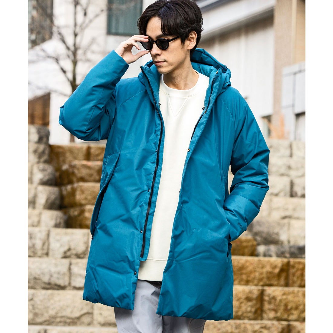 プラスフェニックス +phenix フーディダウンコートGTX / GORE-TEX