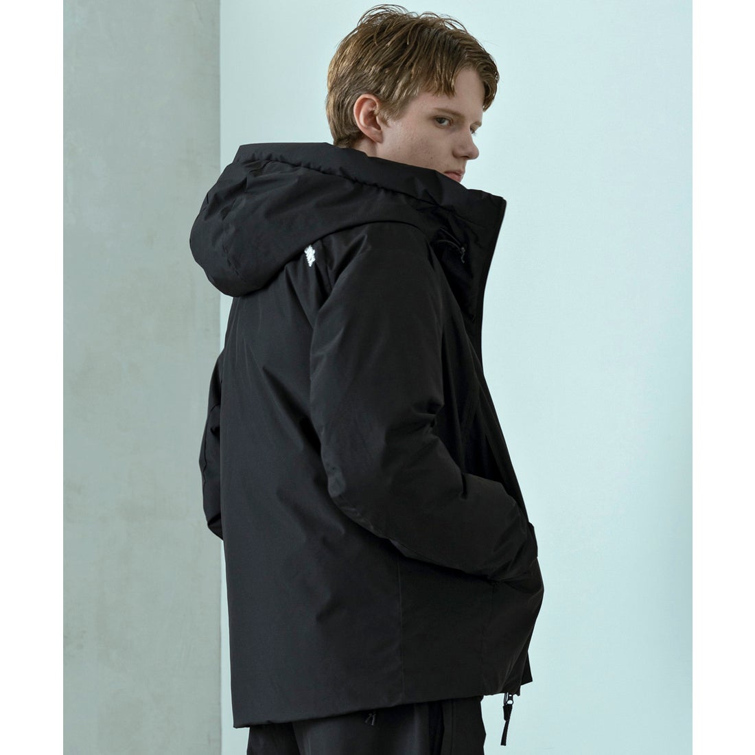 プラスフェニックス +phenix 【WEB・直営店限定】HYBRID DOWNJACKET