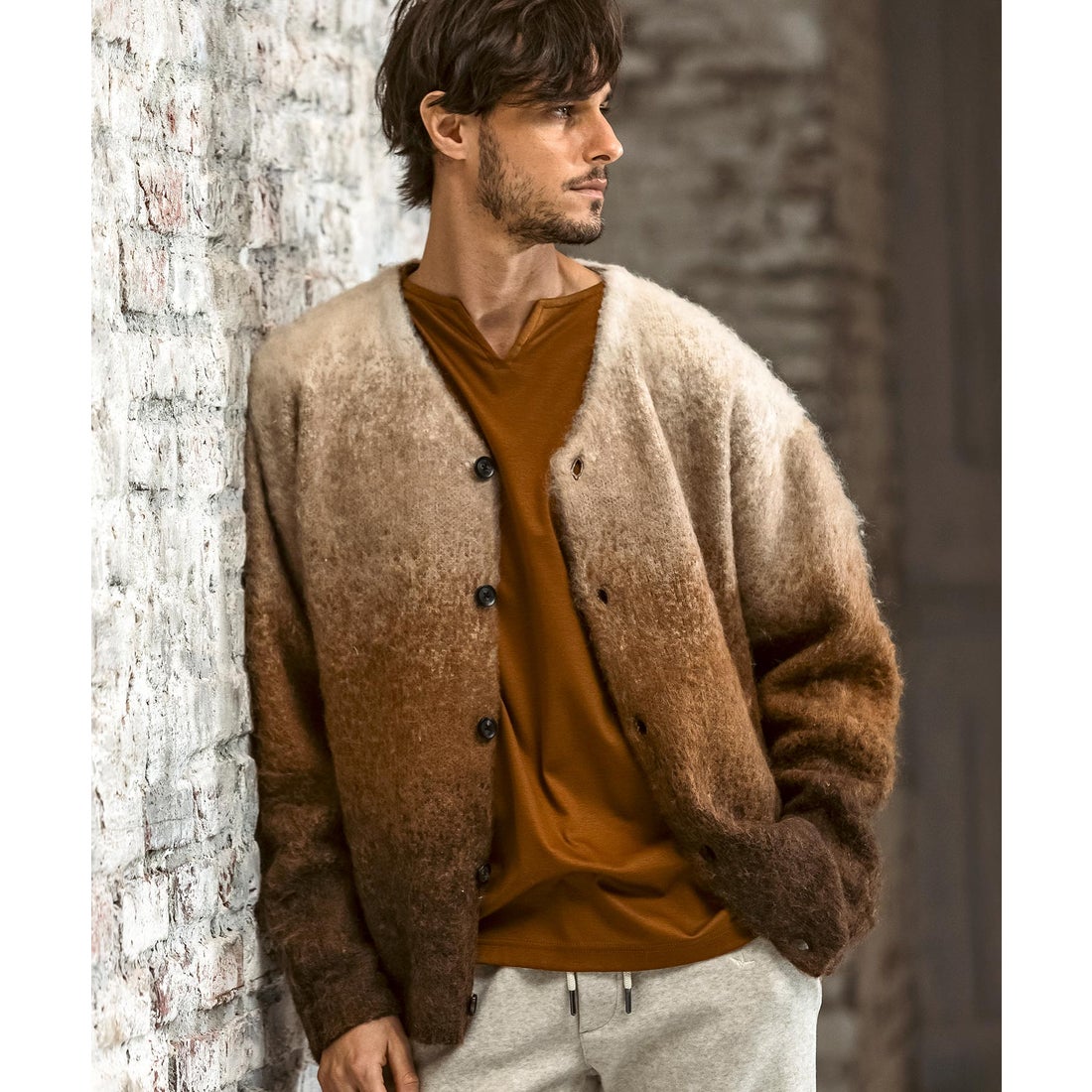 エイケイエムコンテンポラリー AKM Contemporary モヘア オーバー