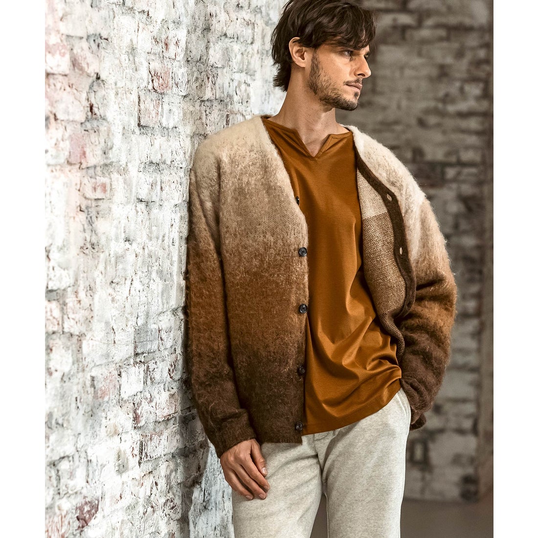 エイケイエムコンテンポラリー AKM Contemporary モヘア オーバー