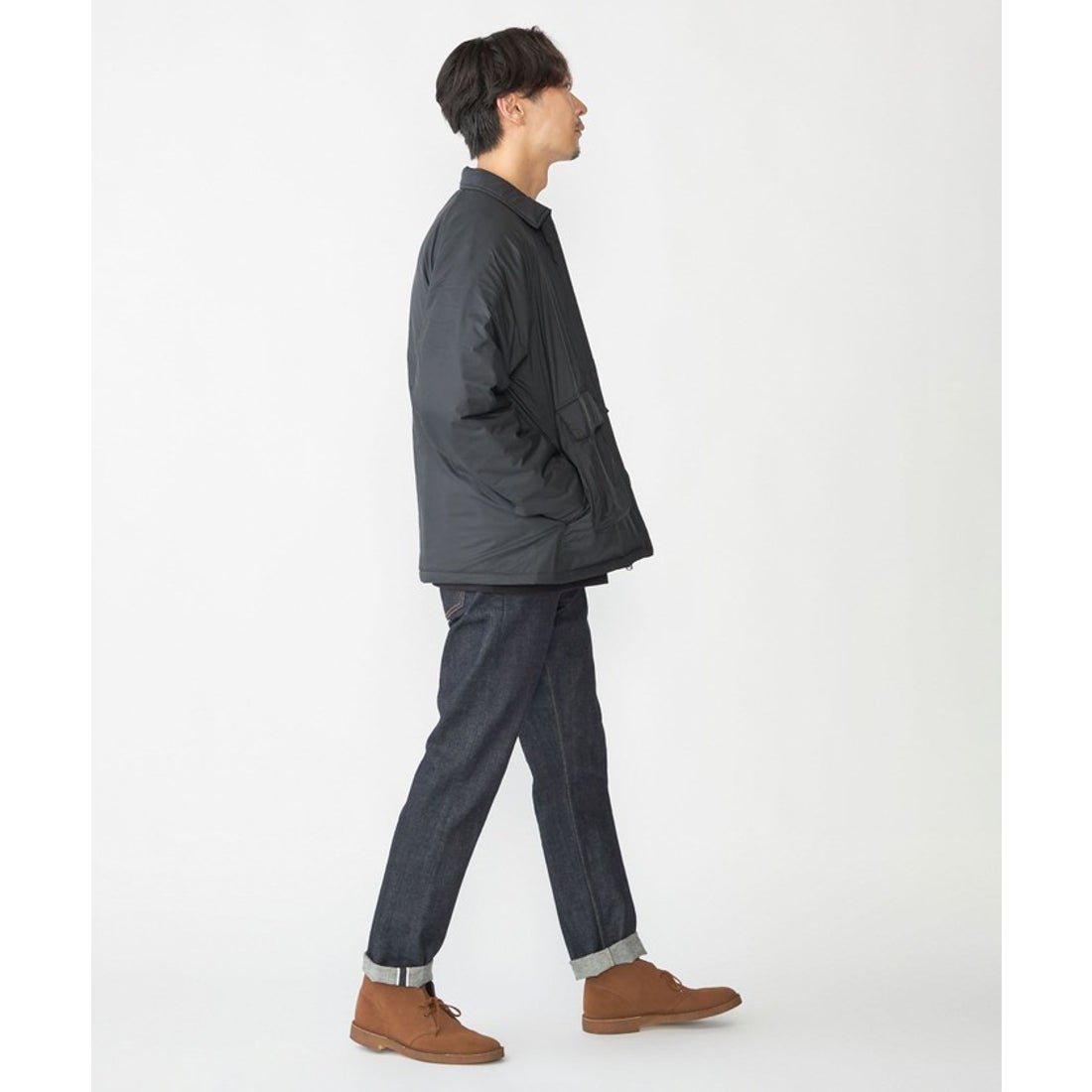 シップス SHIPS 【SHIPS別注】FRED PERRY: 中綿 ジップ シャツブルゾン