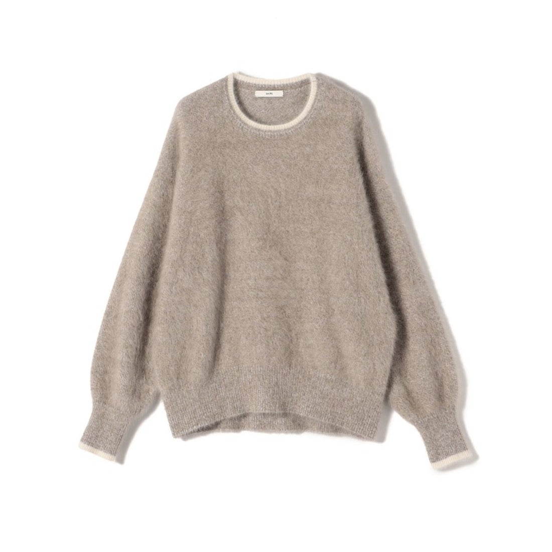 シップス SHIPS 杢 フォックス カシミヤ クルーネック ニット プル