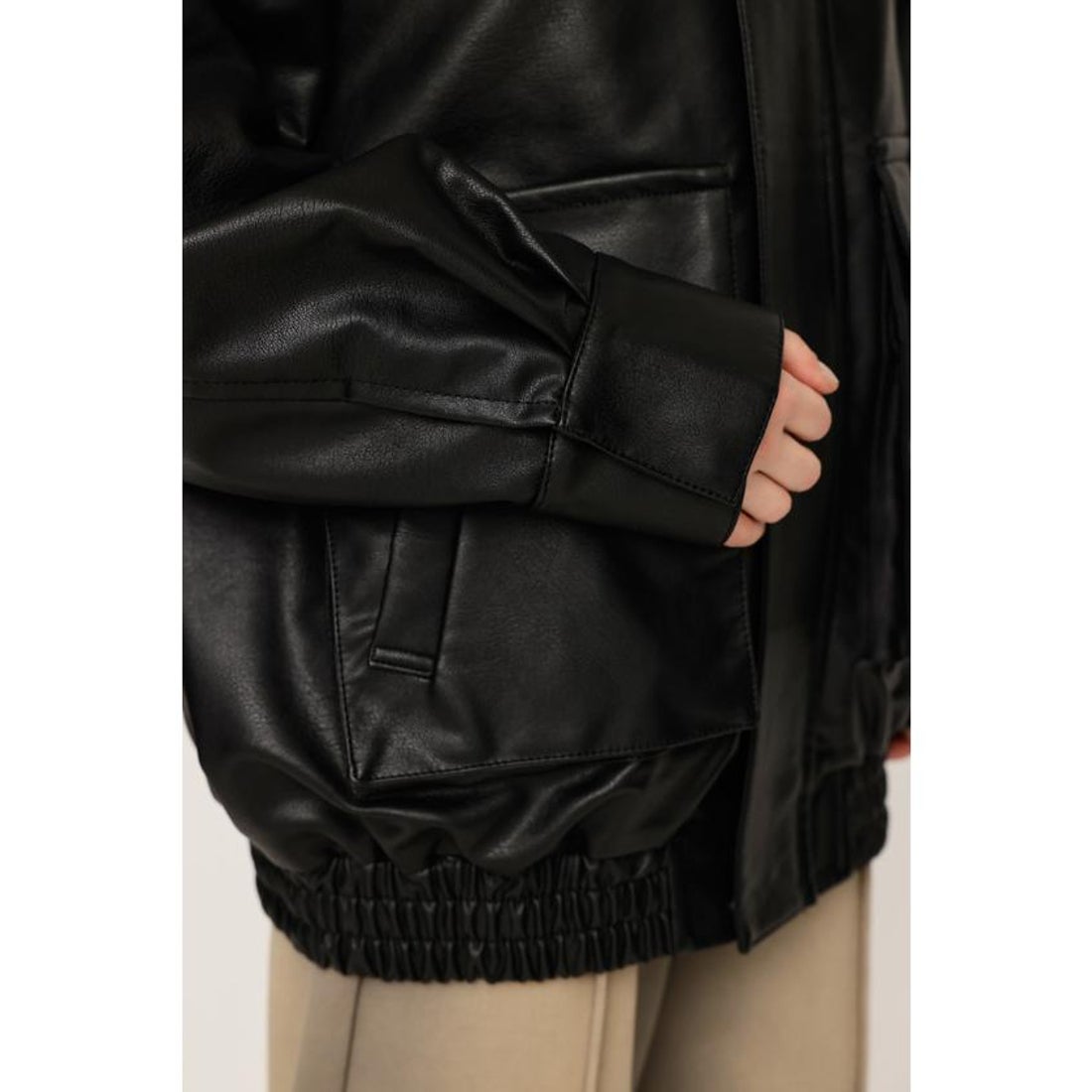 スライ SLY F／LEATHER FLIGHT ジャケット （BLK） - ファッション通販