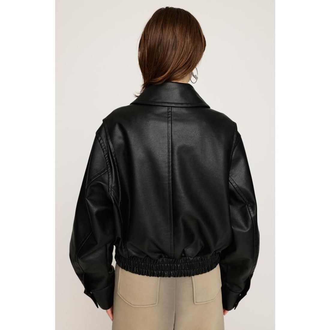 スライ SLY F／LEATHER FLIGHT ジャケット （BLK） - ファッション通販