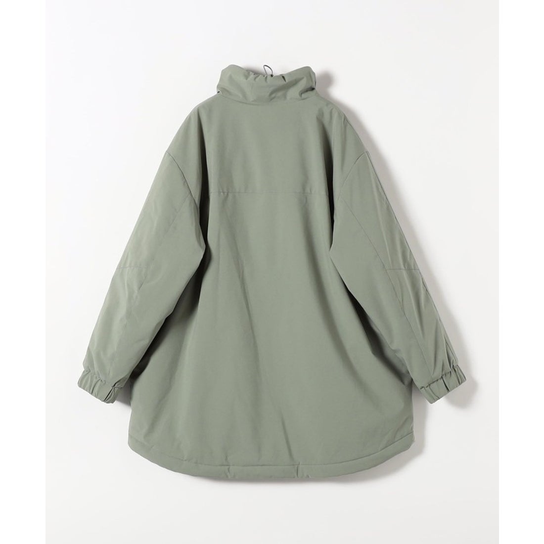 quaranciel:〈撥水加工〉中綿 スタンドカラー ダブル ジップ