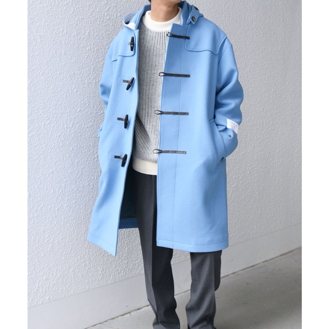 シップス エニィ SHIPS any SHIPS any: PURE WOOL MELTON ダッフル