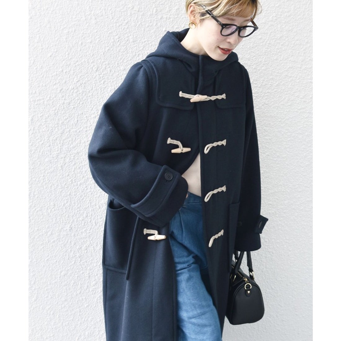 シップス エニィ SHIPS any SHIPS any: メルトン ロング ダッフル