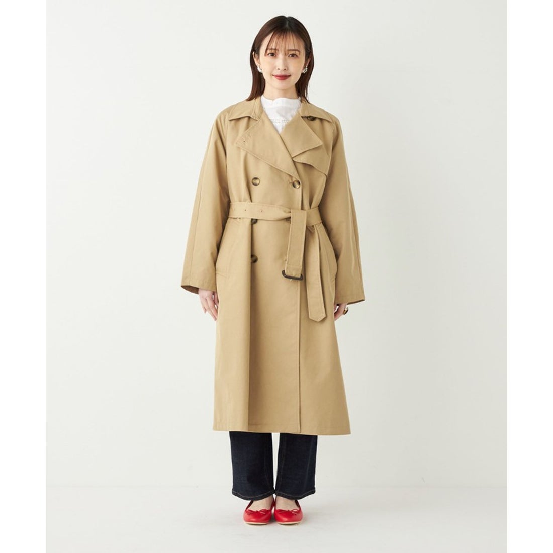 シップスカラーズ SHIPS Colors SHIPS Colors:TC トレンチ コート