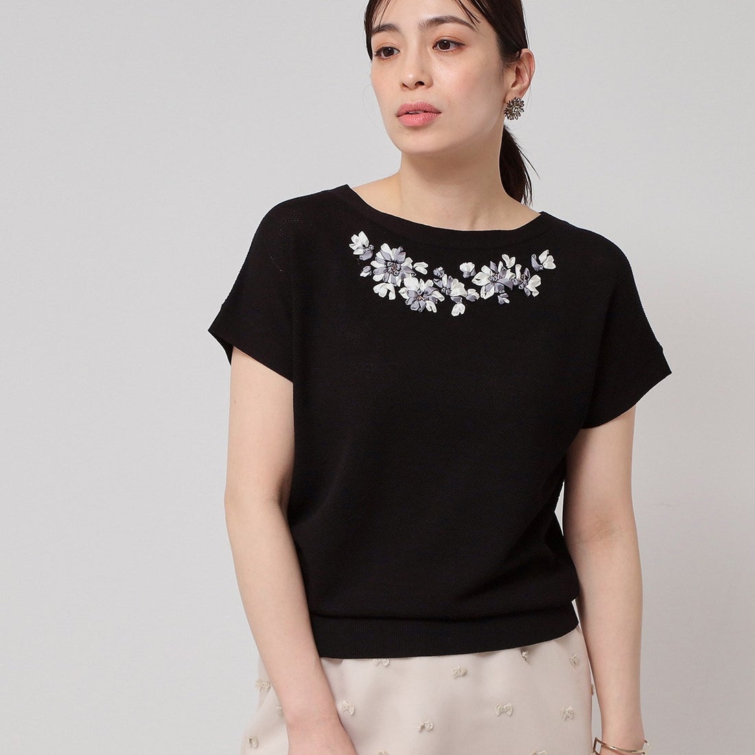 スーナウーナ SunaUna 【SS～Lサイズ展開／手刺繍】クラフトニット