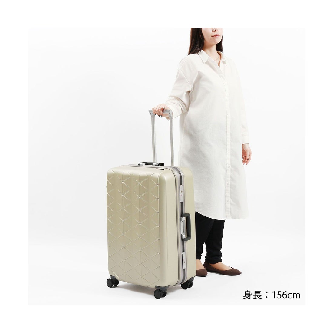 サンコー SUNCO サンコー スーツケース Mサイズ sunco フレームタイプ