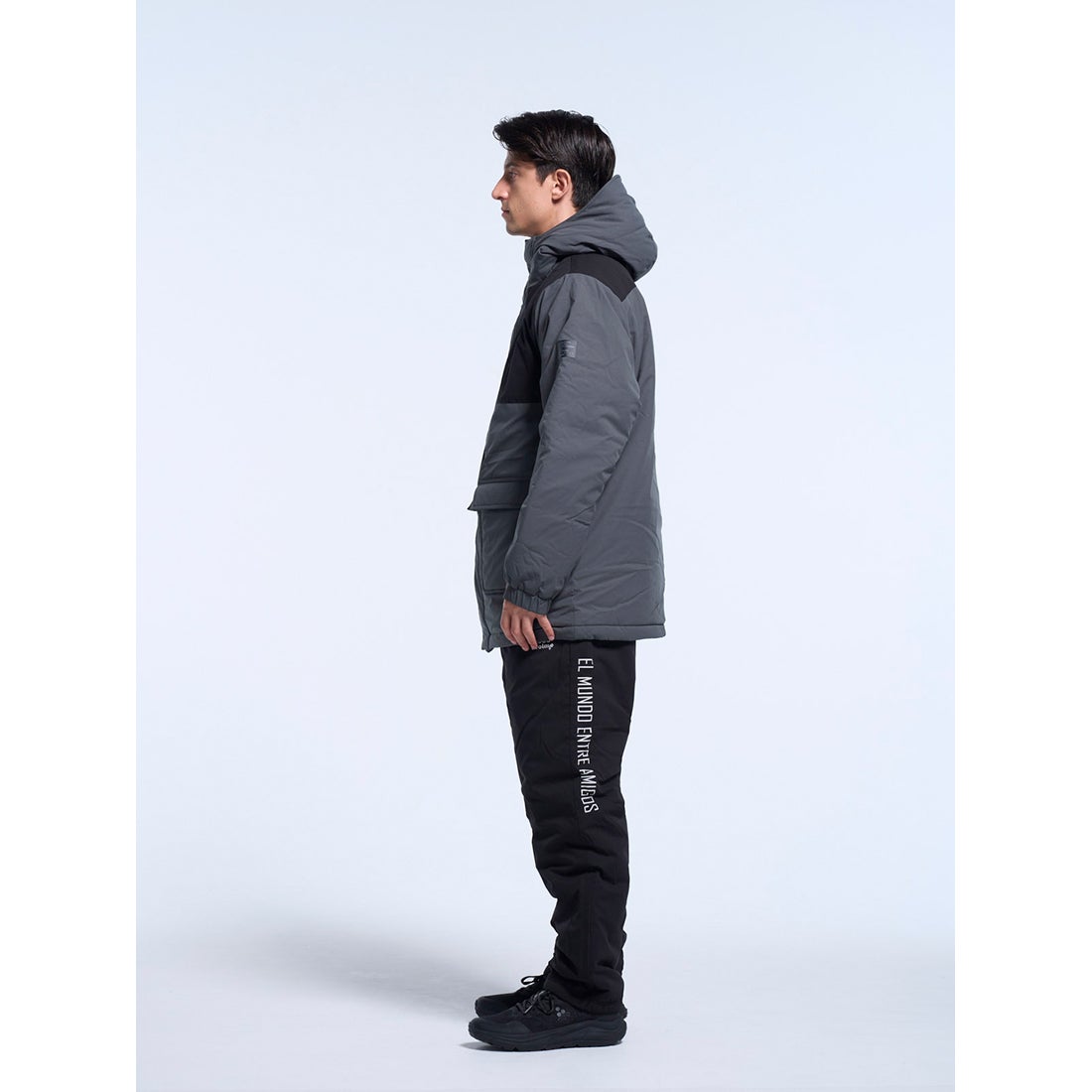 SVOLME スボルメ 発熱中綿ハーフコート(グレー) 1253-47304 SMOKY GRAY