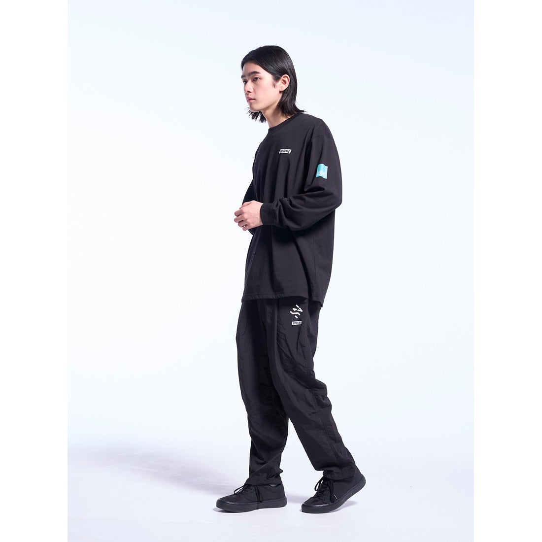 SVOLME スボルメ DRYロングTシャツ(ブラック) 1261-56310 BLACK