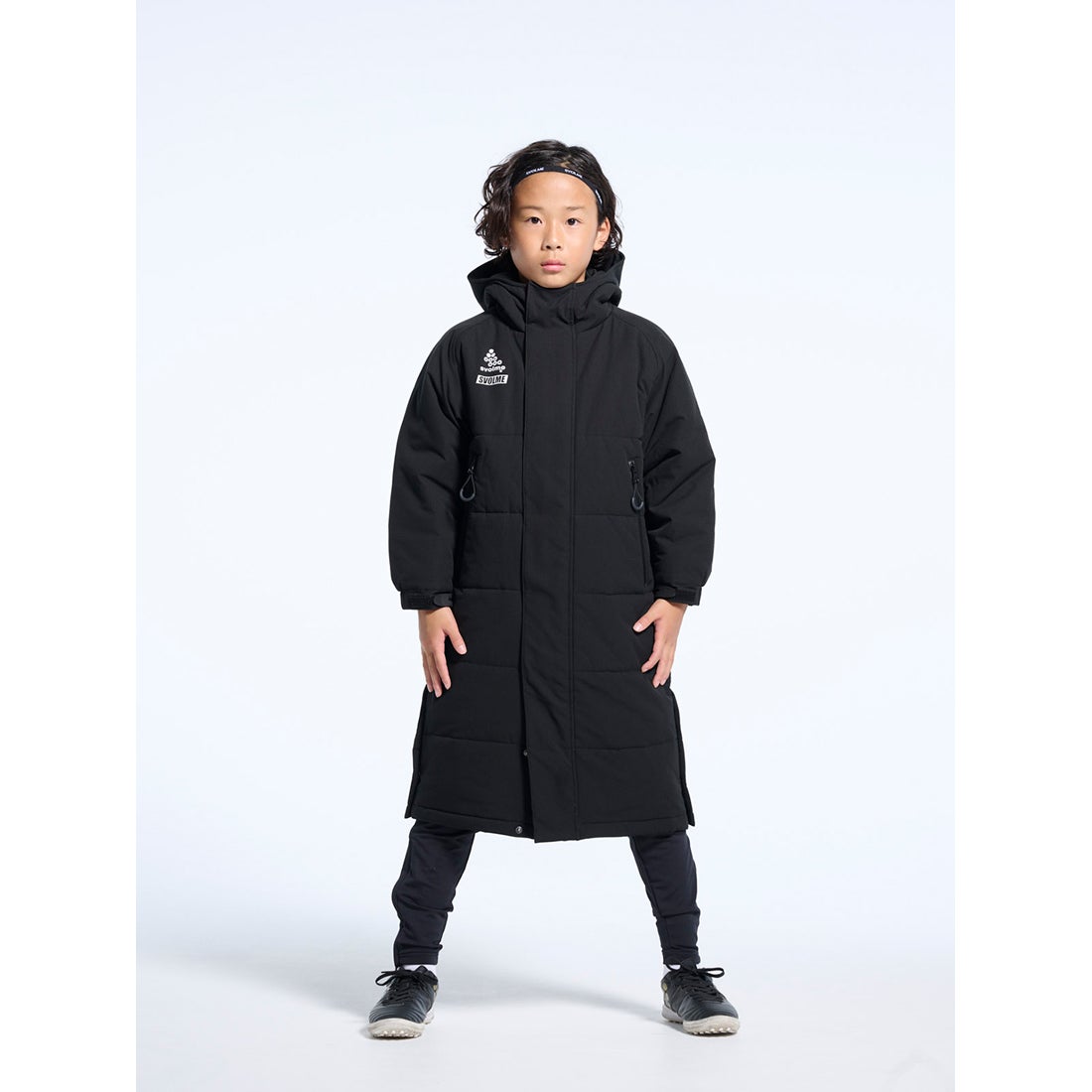 SVOLME スボルメ ジュニア 発熱中綿ベンチコート(ブラック) 1243-33304