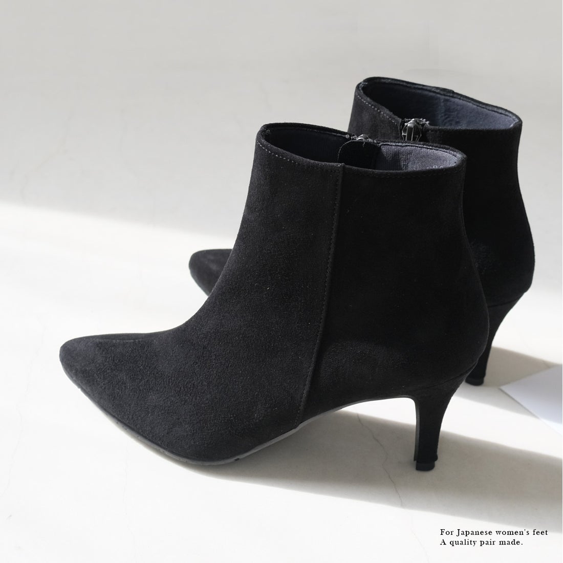 pointer 【本革】ブーツ ポインテッドトゥ 日本製 レディース 7cm