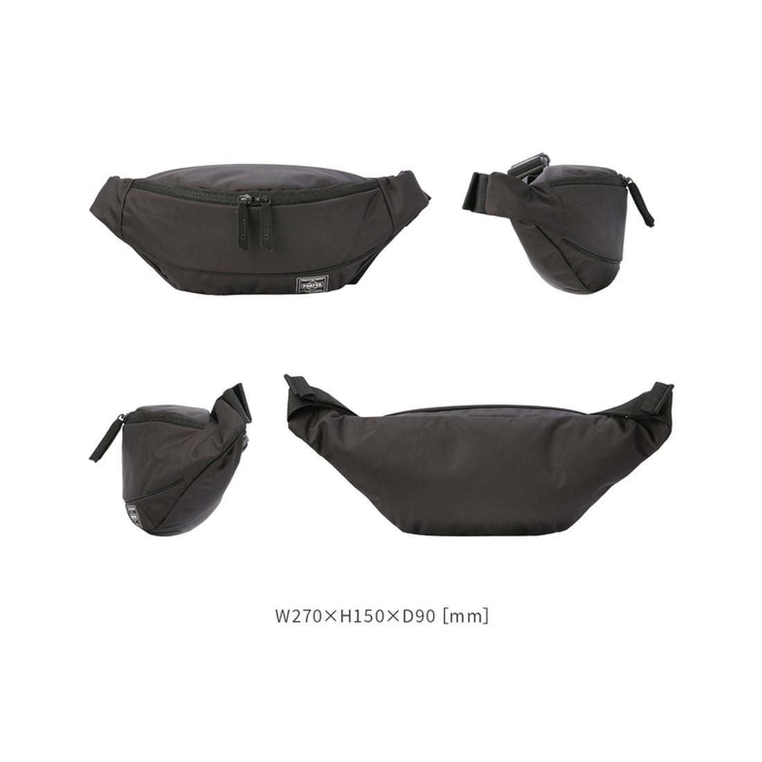 ポーター PORTER ポーター ポーターガール ムース ウエストバッグ(L