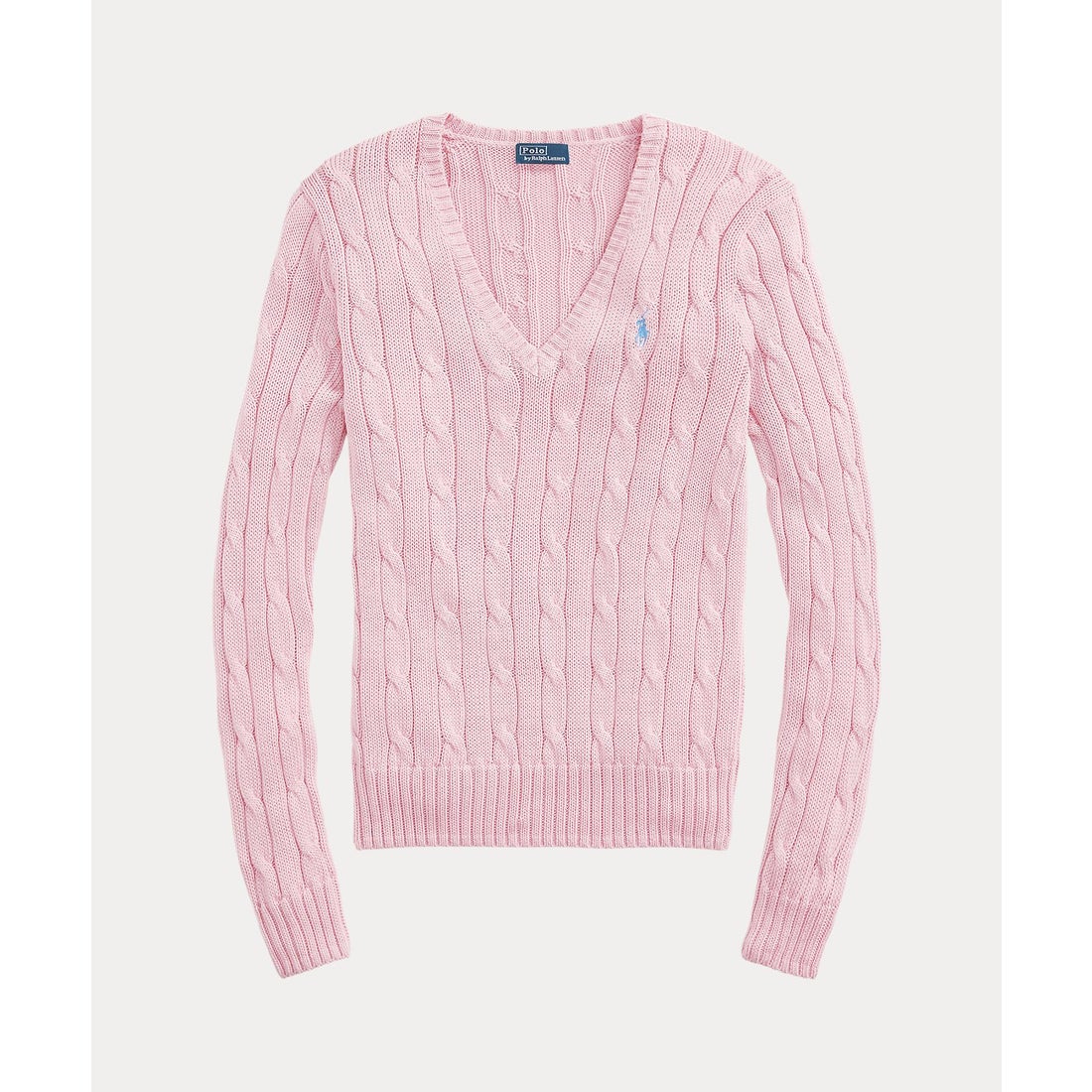 ポロ ラルフ ローレン POLO RALPH LAUREN ケーブルニット コットン V