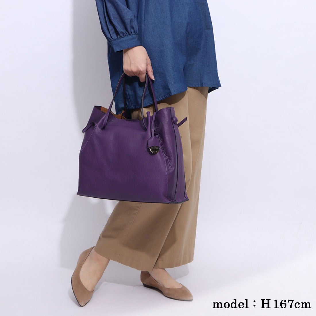 ペレボルサ PELLE BORSA トートバッグ （ショウブ） -靴＆ファッション