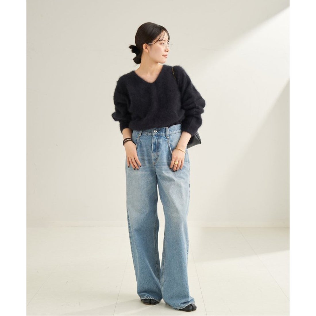 プラージュ Plage Fur V Nuance プルオーバー （グリーン