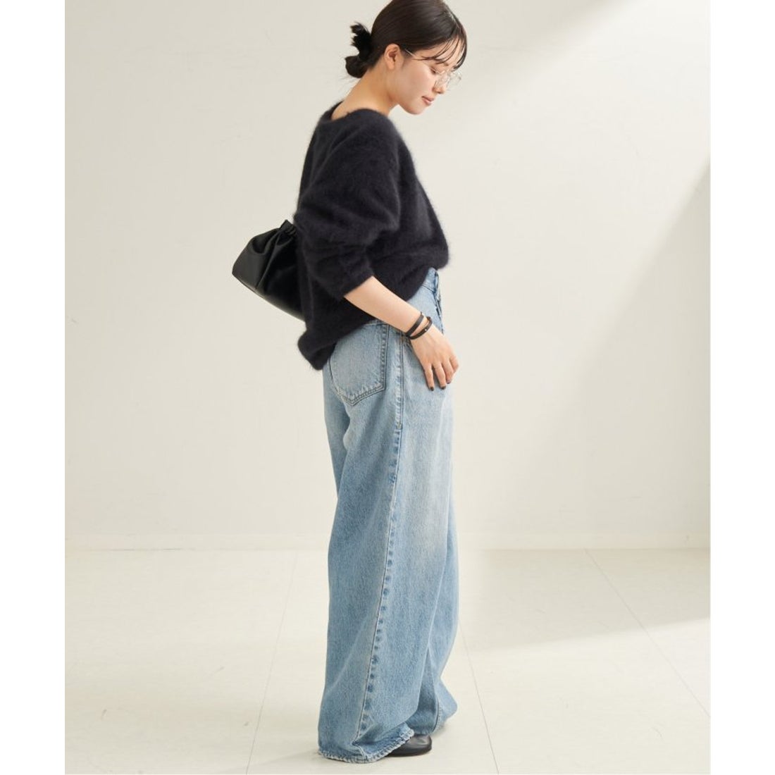 プラージュ Plage Fur V Nuance プルオーバー （グリーン