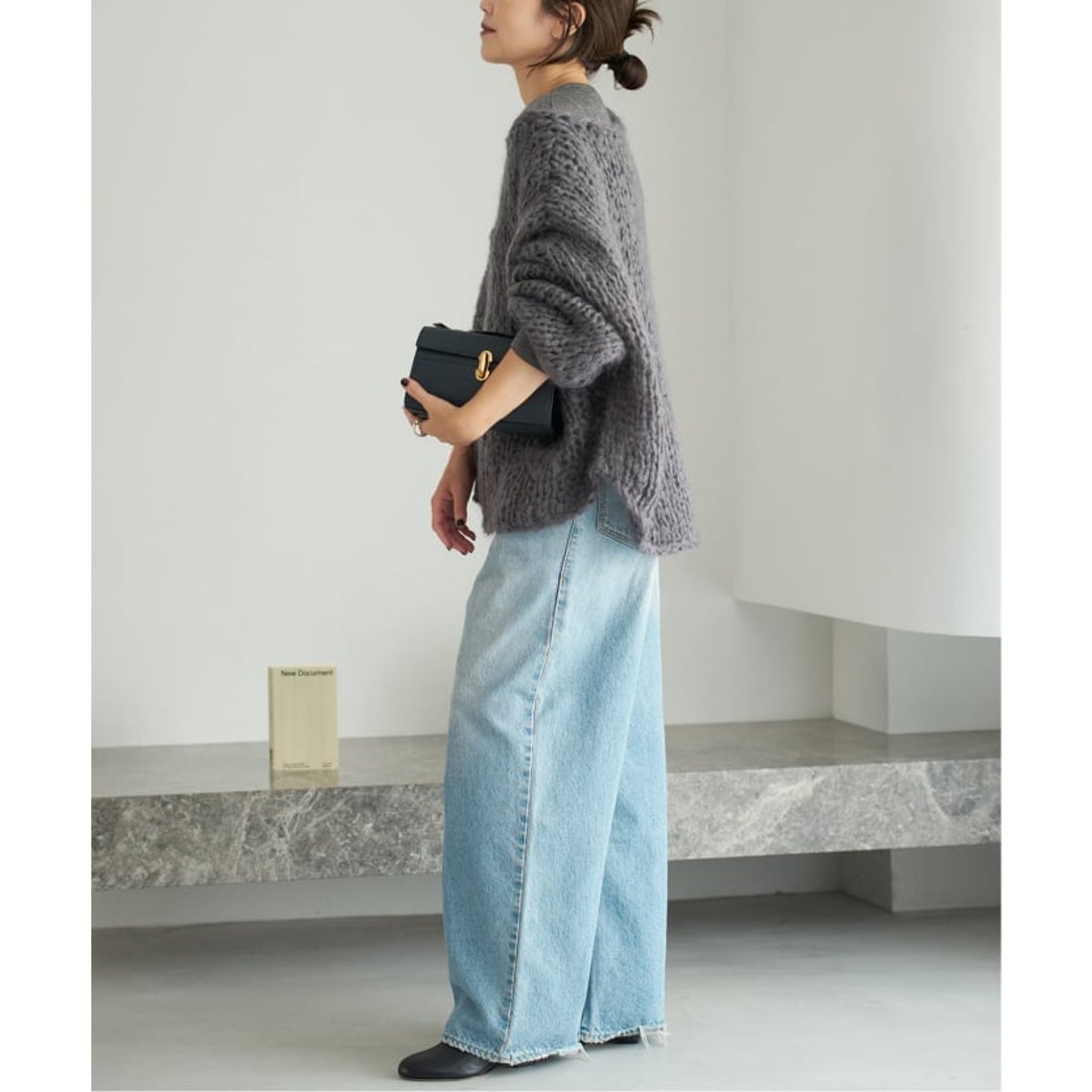 プラージュ Plage 《追加》HAND KNIT ジャンボタム プルオーバー