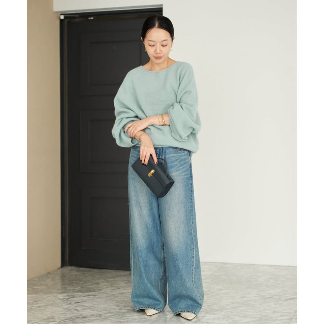 プラージュ Plage 《追加予約》Baby Alpaca ラグラン プルオーバー