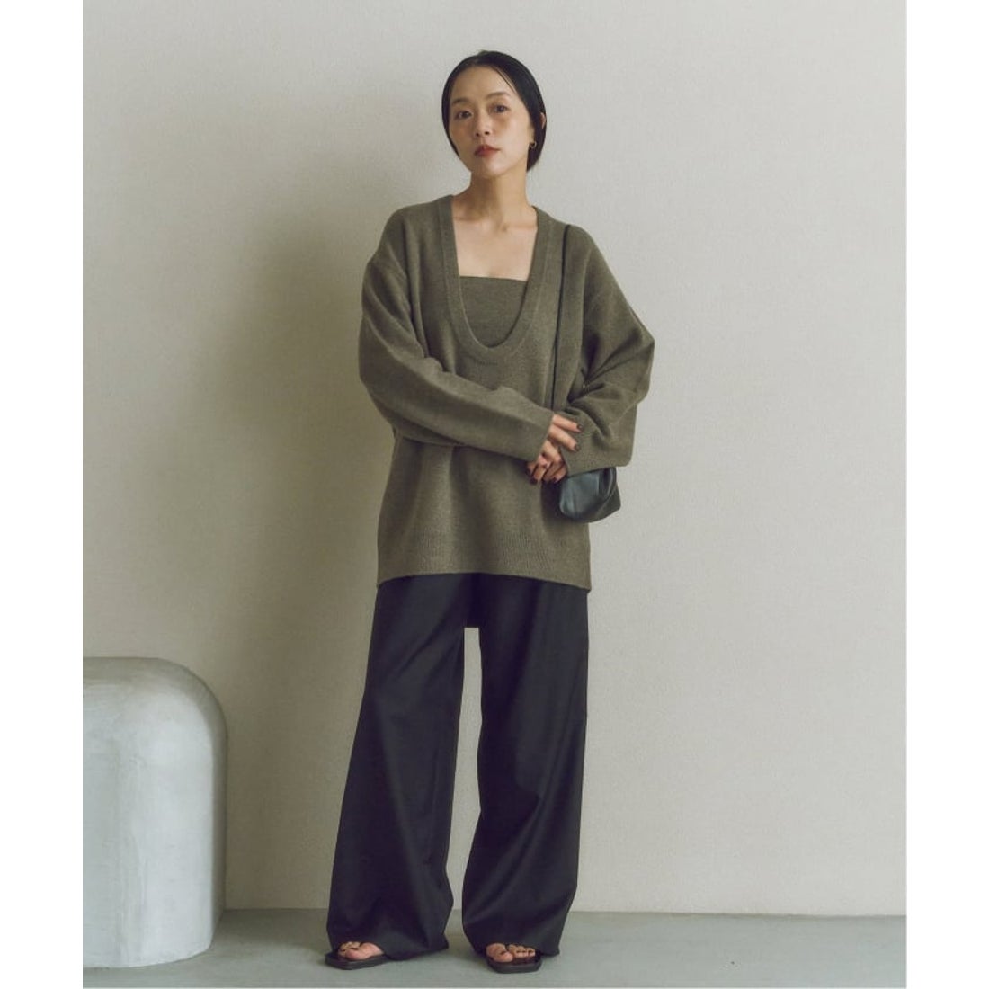 プラージュ Plage MY_Uneck ニット （ホワイト） - ファッション通販