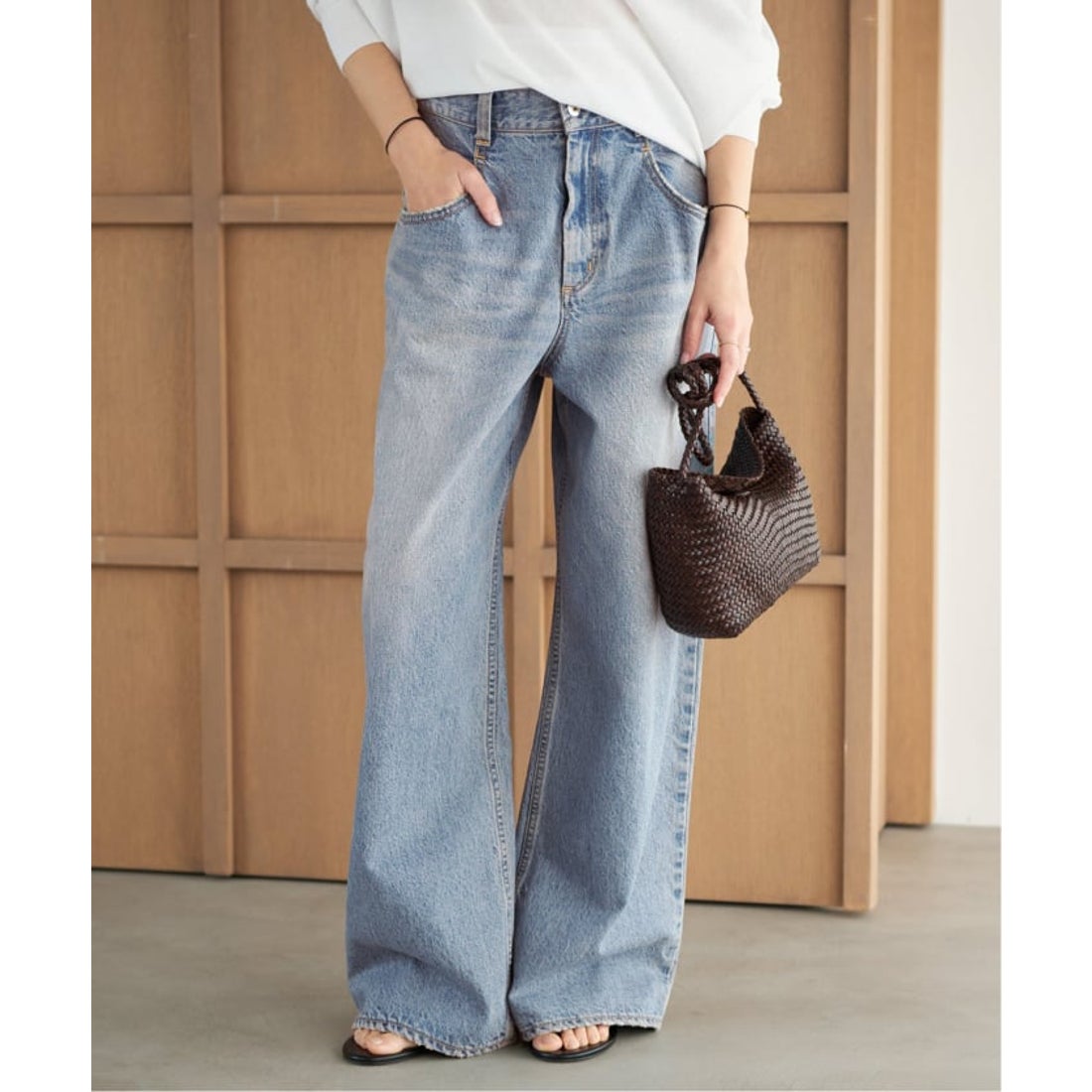 プラージュ Plage 《追加予約》R'IAM WIDE デニム 6 （ブルー A