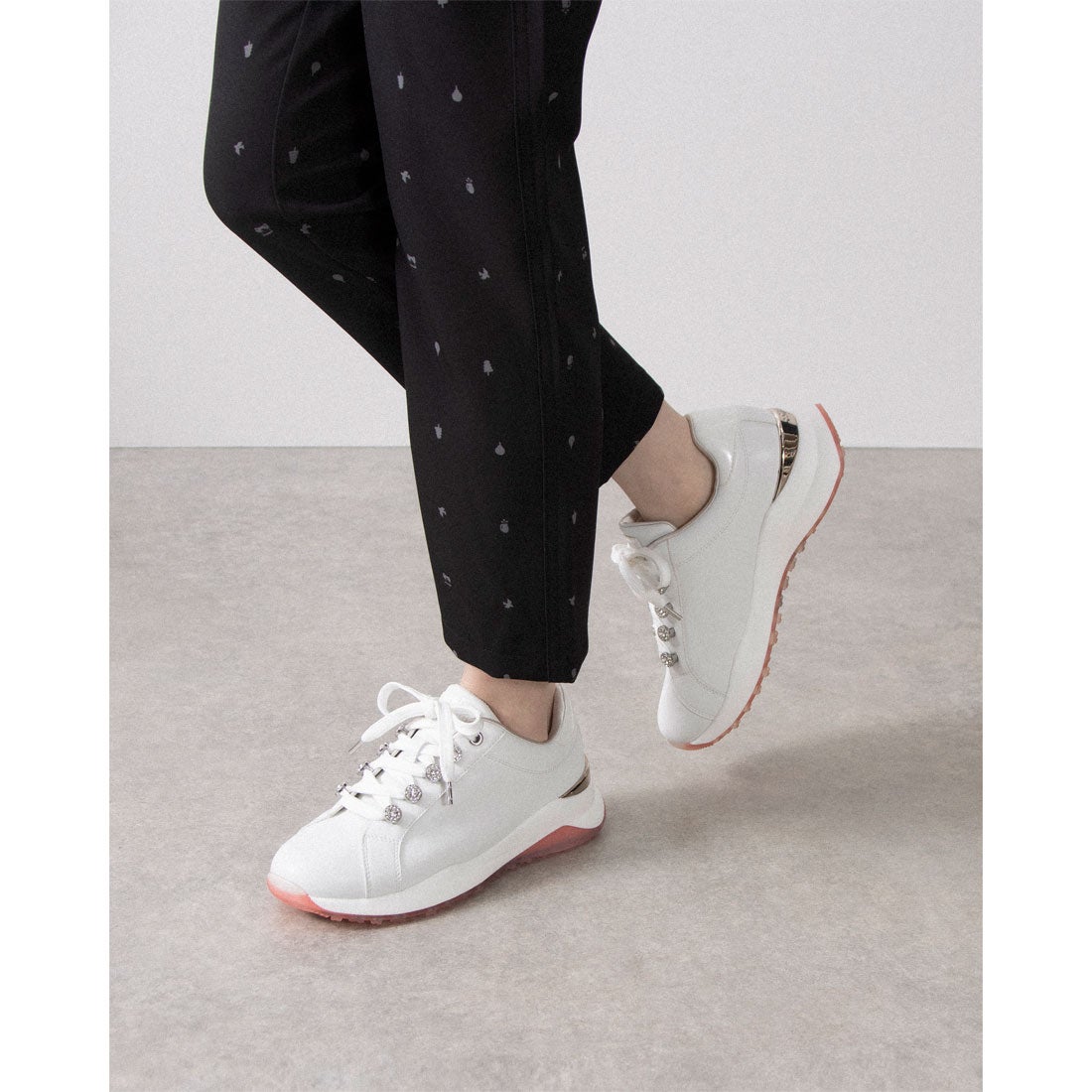 プラスダイアナ ＋diana 【+dianaGOLF】レースアップゴルフシューズ