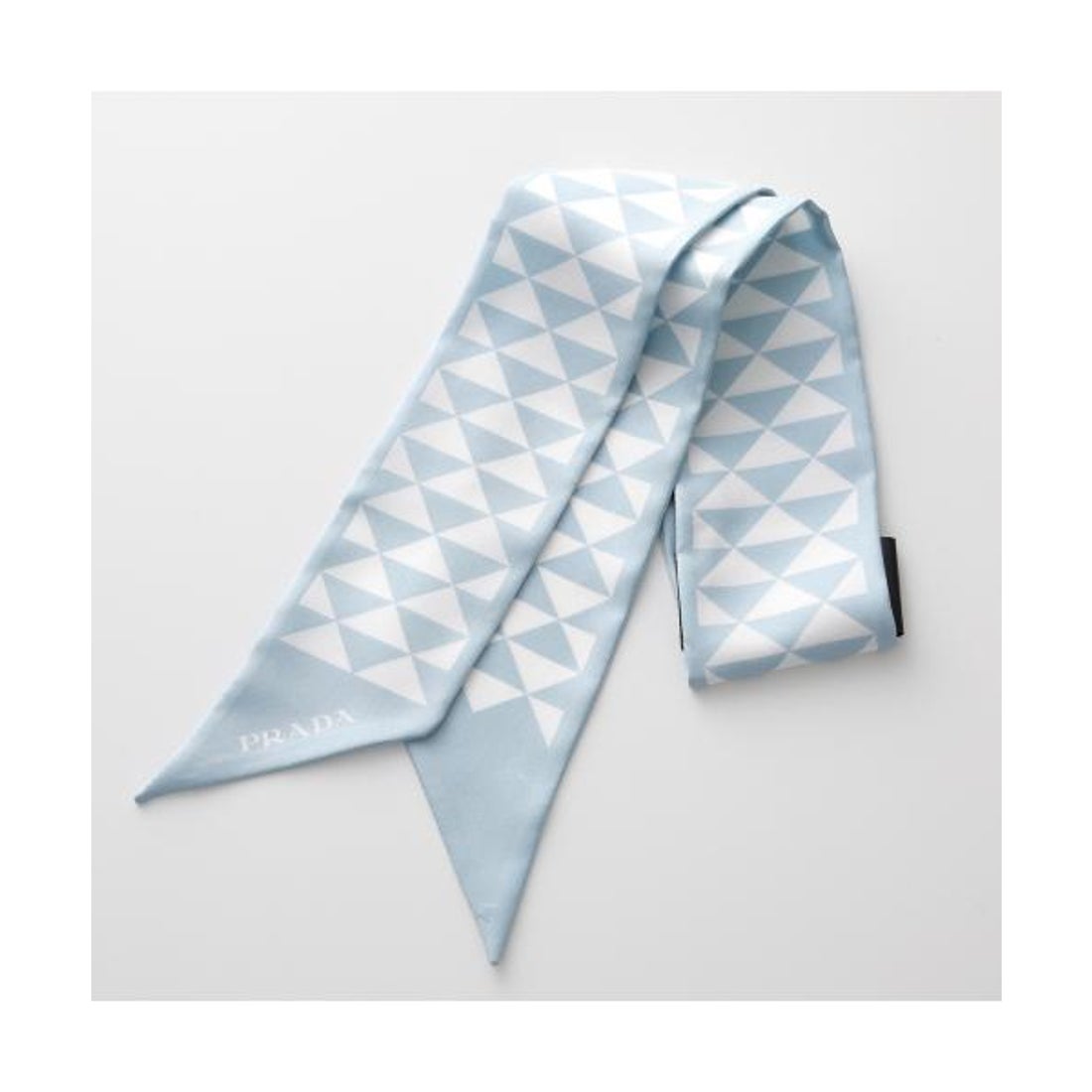 プラダ PRADA PRADA スカーフ 1FF008 2DTP シルク （F0X24/CIELO+