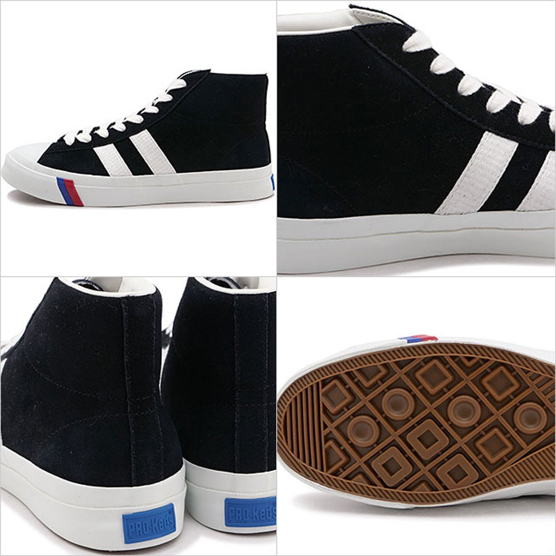 プロケッズ PRO-Keds ROYAL PLUS SUEDE HI BLACK [PN1121] （BLACK