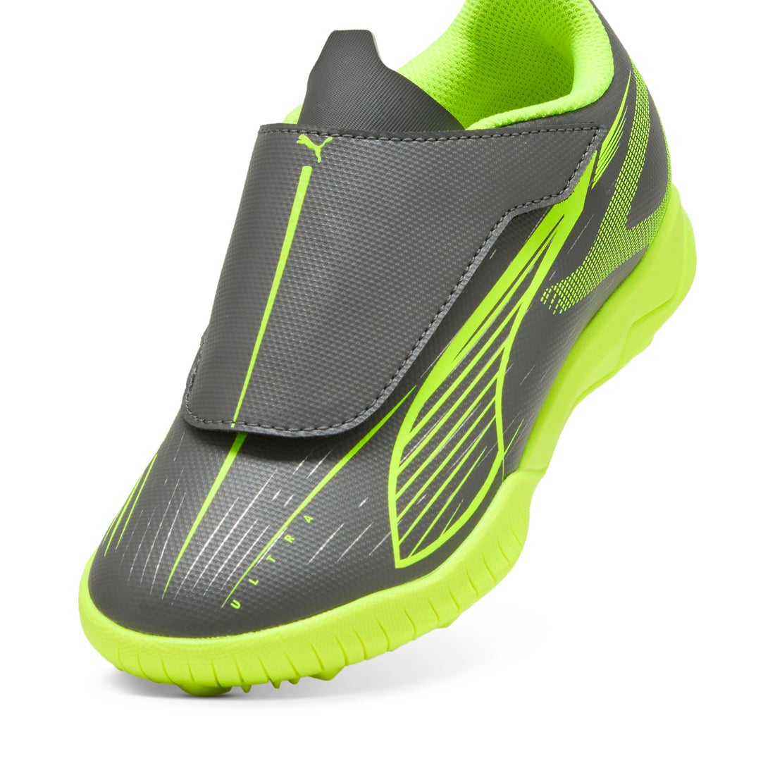 PUMA プーマ ウルトラ 5 プレイ V TT ジュニア(グレー×イエロー