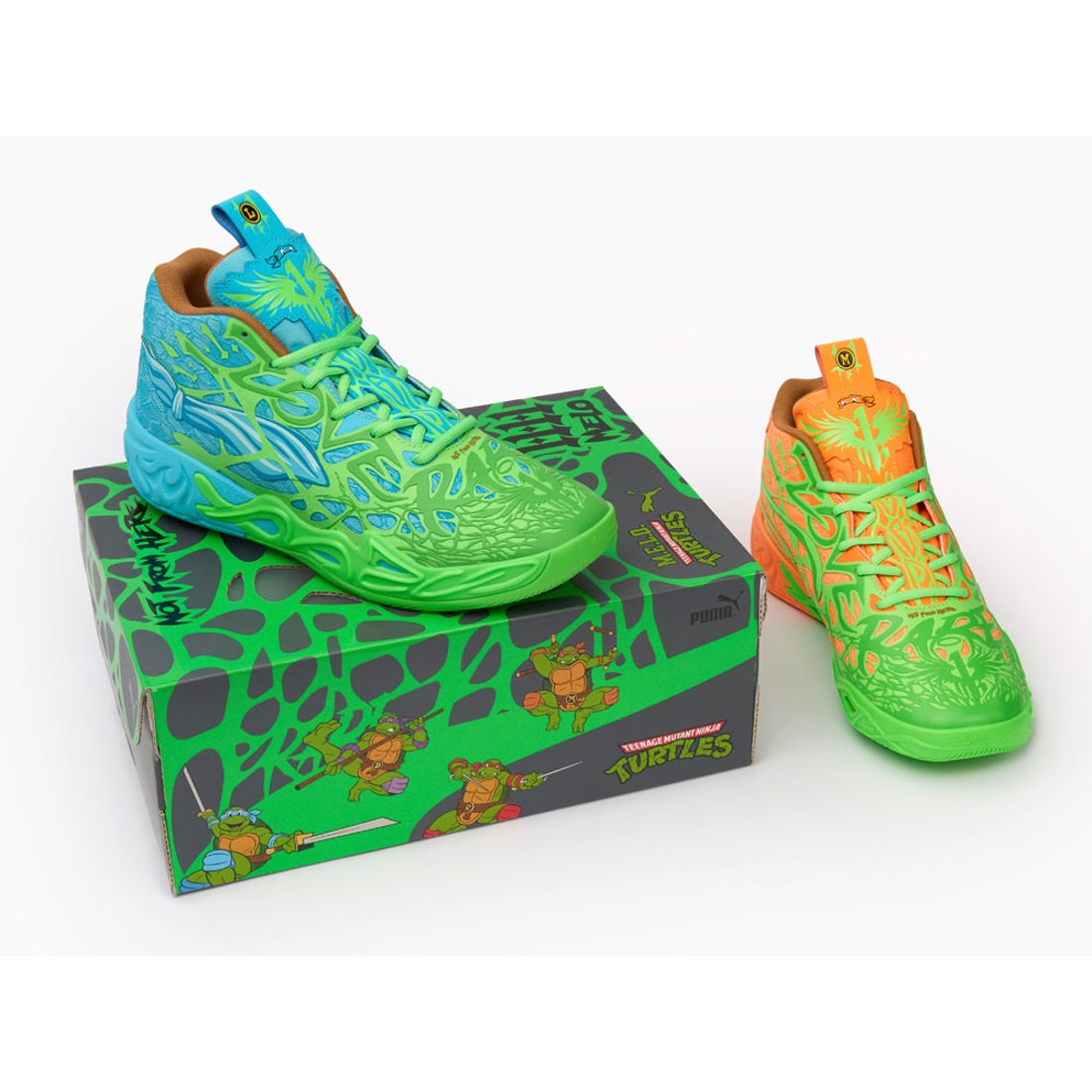 PUMA プーマ MB.04 TMNT L&M （Fluro Green Pes-Green-Bright Aqua