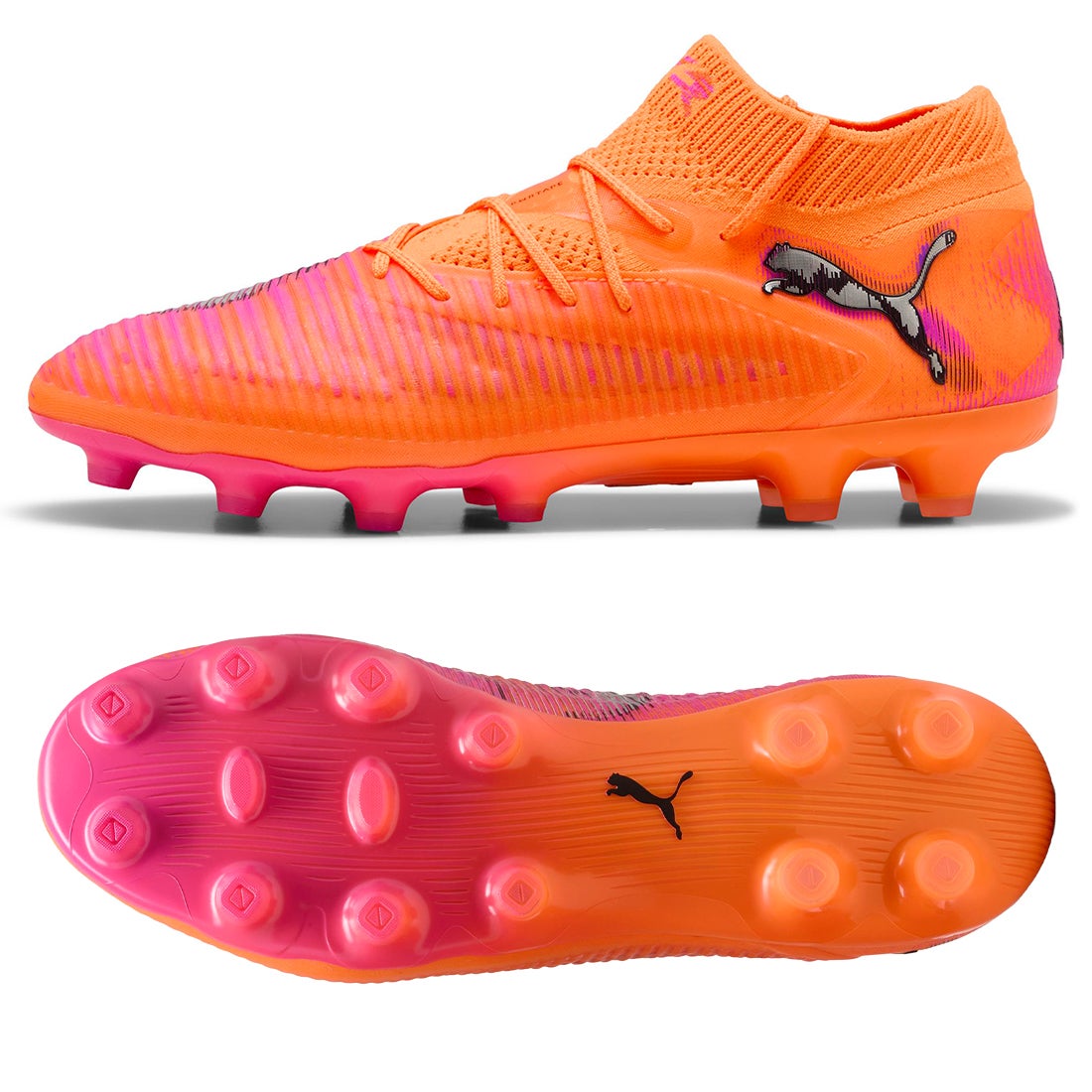 PUMA プーマ フューチャー 8 アルティメット HG/AG(オレンジ×パープル